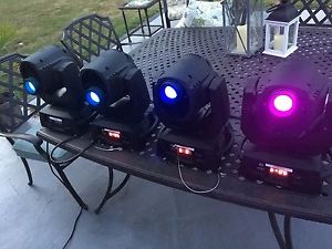 Quanity of (4) American DJ Vizi Spot LED Moving Heads