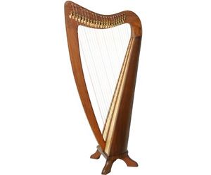 FOLK HARP 22 STRING CARVED WITH BAG