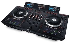 Numark NS7III | 4-Channel Motorized DJ Controller & Mixer with Screens and free