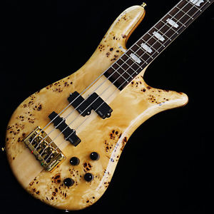 Free Shipping New Spector Euro 4 LX (Exotic Poplar Burl Top/Natural Gloss) Bass