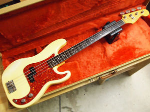 Fender American Vintage ’62 Precision Bass Olympic White w/Hard case F/S