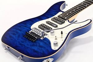 SCHECTER SD-DX-24-AS-R Blue Sunburst Made in Japan Electric Guitar Free Shipping