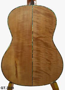 Antonio-Top Spruce Degree Solidwood Arch Maple Classic Nylon Strings Guitar 3518