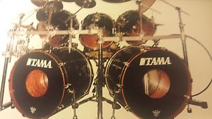 TAMA STARCLASSIC OMNI-TUNE BUBINGA DOUBLE BASS SET 6 PIECE PIANO BLACK PBK