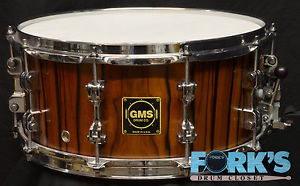 GMS Special Edition 6.5x14 Snare Drum / Ebony Macassar