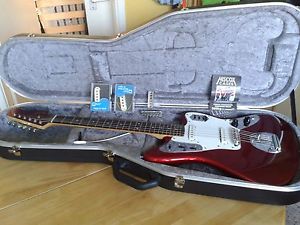 Fender Jaguar Guitar + Case  + Pickup and Bridge Upgrades