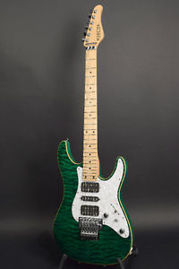 Schecter SD-II-24-AS M  Green w/SoftCase Used #U055