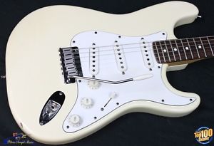 1995 Fender American Standard Stratocaster w/ HSC, Vintage White, RW FB #36978