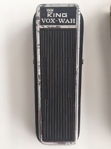 Vintage Rare Top Logo King Vox Wah Film Can Hendrix Serial Number Italy Italian