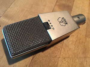 AKG C 414 EB SILVER-  C 12 NYLON CAPSULE, C414EB MICROPHONE W/ HOLDER- VINTAGE!