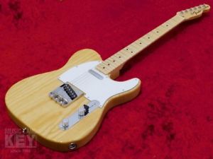 Fender Japan CLASSIC 70S TELE ASH MAPLE NAT w/soft case F/S Guiter Bass #S63
