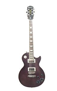 Epiphone Les Paul Tribute Plus Guitar with Case, Midnight Ebony