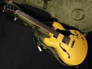 YAMAHA SA700 Yellow Natural With Hard Case Used Electric Guitar From Japan