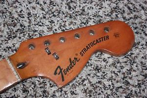 1975 1976 Fender Stratocaster guitar neck maple