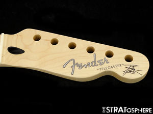 * Fender Richie Kotzen Telecaster Tele NECK Maple Guitar Large "C" Satin #271