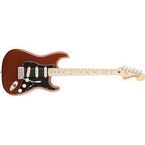 Fender Deluxe Roadhouse Stratocaster Electric Guitar Maple Neck Classic Copper