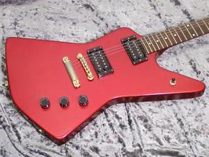 Burny Explorer Eric Clapton Cut Guitar Red Rare Made in Japan F/S Light Weight