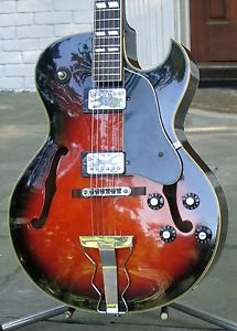 Vintage Cortez Model P Hollowbody Jazz Guitar ES-175 Matsumoku Japan