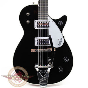 Gretsch G6128T TVP Pro Power Jet Black Bigsby TV Jones Duo Jet PowerTron Demo