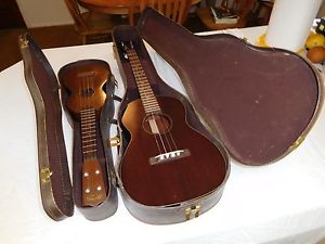 2 Martin Vintage UKE's     50's Soprano Style O and a 60's Baritone Style 51