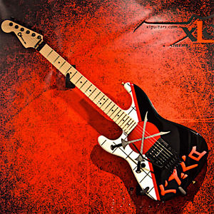 CHARVEL LEFT HANDED USA CUSTOM SHOP WARREM DEMARTINI CROSSED SWORDS LEFTY GUITAR