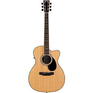 Martin Custom OMC-Aura Cutaway Orchestra Model Acoustic-Electric Guitar