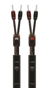 Audioquest - Castle Rock Speaker Cable - 20ft Pair, Full Range, Silver Banana Plugs