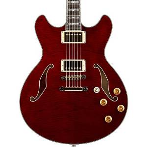 Ibanez EKM100 Eric Krasno Signature Semi-Hollow Electric Guitar Wine Red