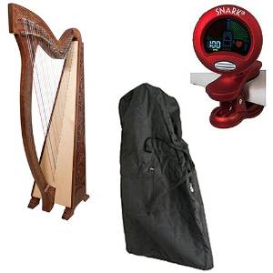 Roosebeck Meghan HarpTM 36-String Deluxe Package w/Gig Bag, and Tuner