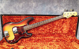 1969 FENDER PRECISION - SUNBURST - EXCELLENT CONDITION - ANDY BAXTER BASS