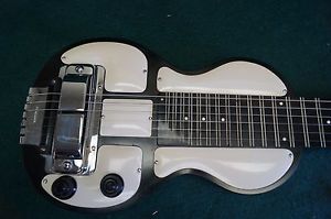 Vintage 1940's Rickenbacker Electro Black & White Lap Steel W/ Case