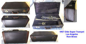 1957 Los Angeles Olds Super Trumpet Raw Brass