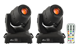 Chauvet Intimidator Spot 455Z IRC 2-Pack with IRC-6 Remote Bundle New