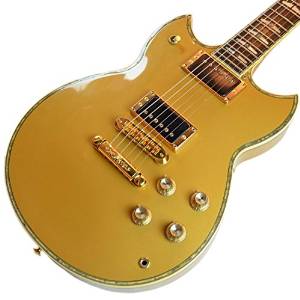 Free Shipping Used Yamaha Sg-3000 Gold 1982 Electric Guitar