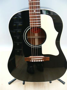 Gibson Custom Shop 1960s J-45 ANTIQUE EBONY Electric Acoustic Guitar  w/OHSC