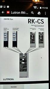 Grafik EYE Lutron Circuit Selectors  2Link E033124  Professional Lighting