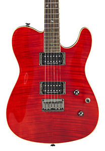 Fender Especial Editado Personalizado Telecaster FMT HH,rojo carmesí