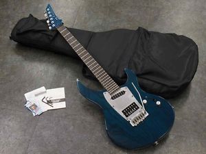 Selva SIG-525 BLUE 24 Fret Ash Body Used Electric Guitar Best Price From Japan