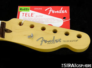 Fender American CHANNEL BOUND Telecaster NECK Tele USA Compound Radius Rosewood