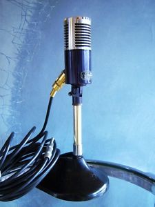Vintage RARE 1952 American DR-330 ribbon microphone Multi Z old antique w stand