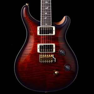 PRS Wood Library Custom 24 Ltd - Fire Red Over Purple, Solid Rosewood Neck