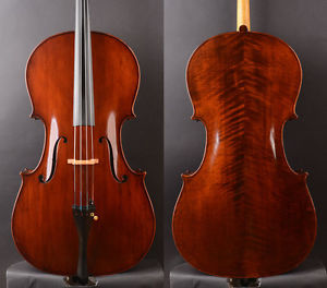 An advanced 3/4 Size Modern Strad style Cello Deep Tone.BEST Performance Oil VR