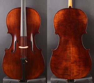 Giuseppe Guarneri 1710 Copy! Best Model Cello,Master performance!