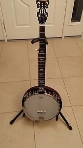 5 String Banjo by "Mitchell" with accessories (see post details)