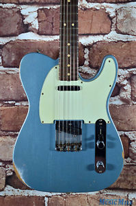 New Fender Custom Shop 1963 Relic Telecaster Blue Ice Metallic Electric Guitar
