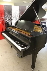 ONLY $9,500!!! Steinway M Piano Satin Ebony Refinished & Restored (See Video)