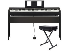 Yamaha P45B + stand L85 e sgabello incluso pianoforte digitale 88 tasti pesati