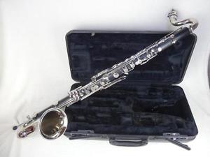 YCL-221 Yamaha Bass Clarinet Student Model, Great Condition! + Yamaha 4C MP