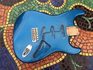 Fender Custom Shop Relic Stratocaster Body Lake Placid Blue with Bridge & extras