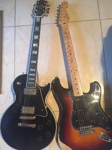 fender stratocaster Gibson Les Paul Boss Pedals Bundle